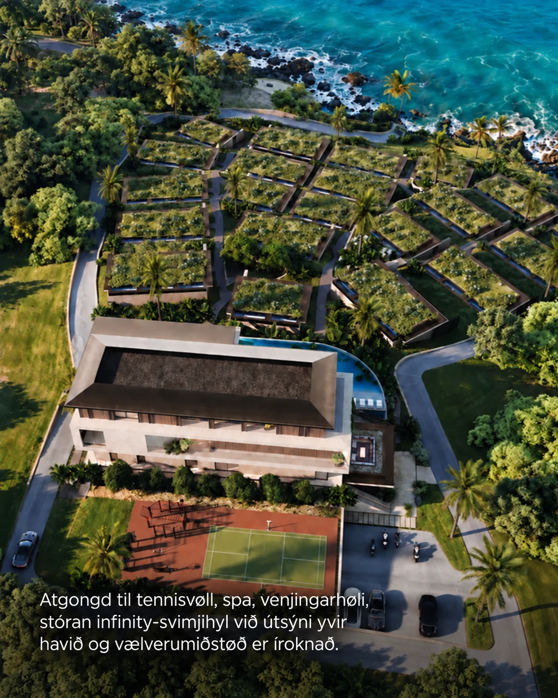 Resort við spa og tennisvølli